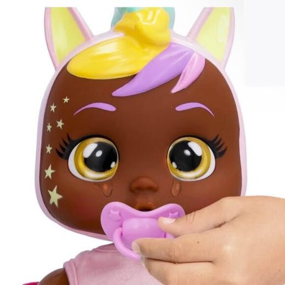 NEW Cry Babies Baby Doll- Realistic Tears, Giggles, Over 30  Baby Sounds - Picture 3 of 8